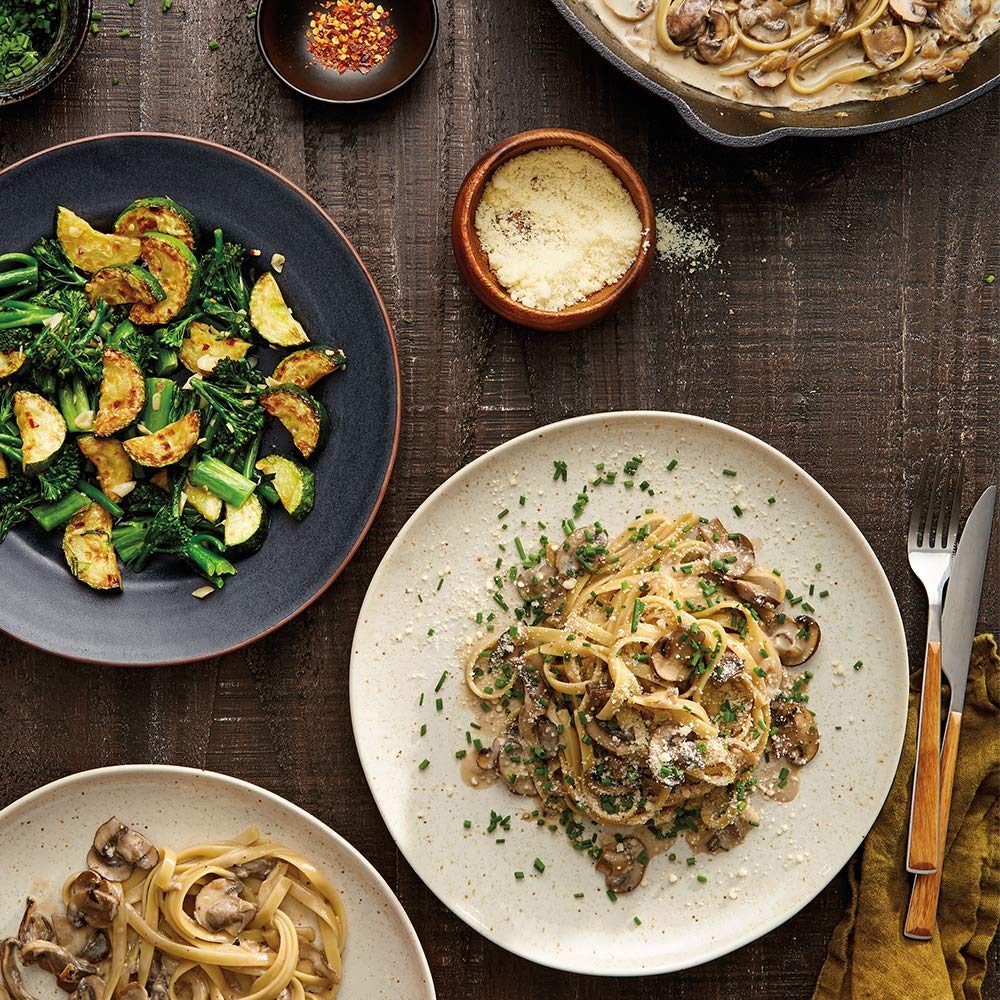 Amazon Meal Kits, Mushroom Fettuccine, Serves 2
