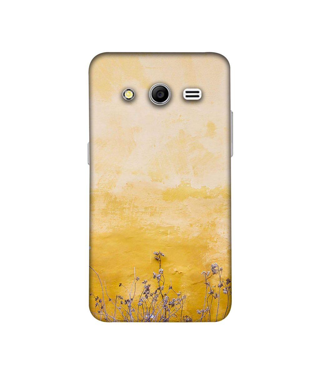 Amazon Brand - Solimo Designer Dry Flower On Wall 3D Printed Hard Back Case Mobile Cover for Samsung Galaxy Core 2 G355H