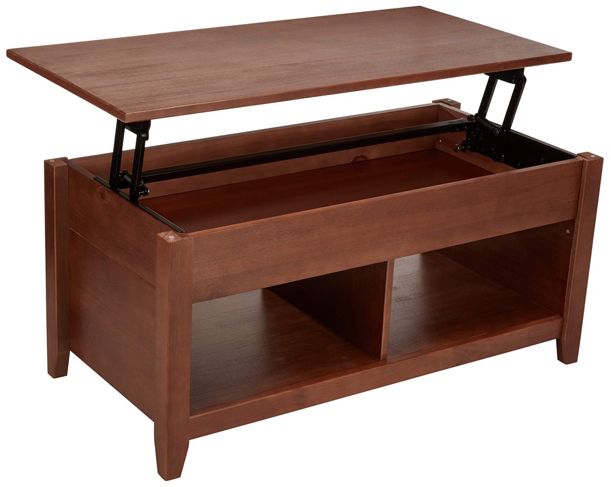 AmazonBasics Lift-top Coffee Table, Espresso