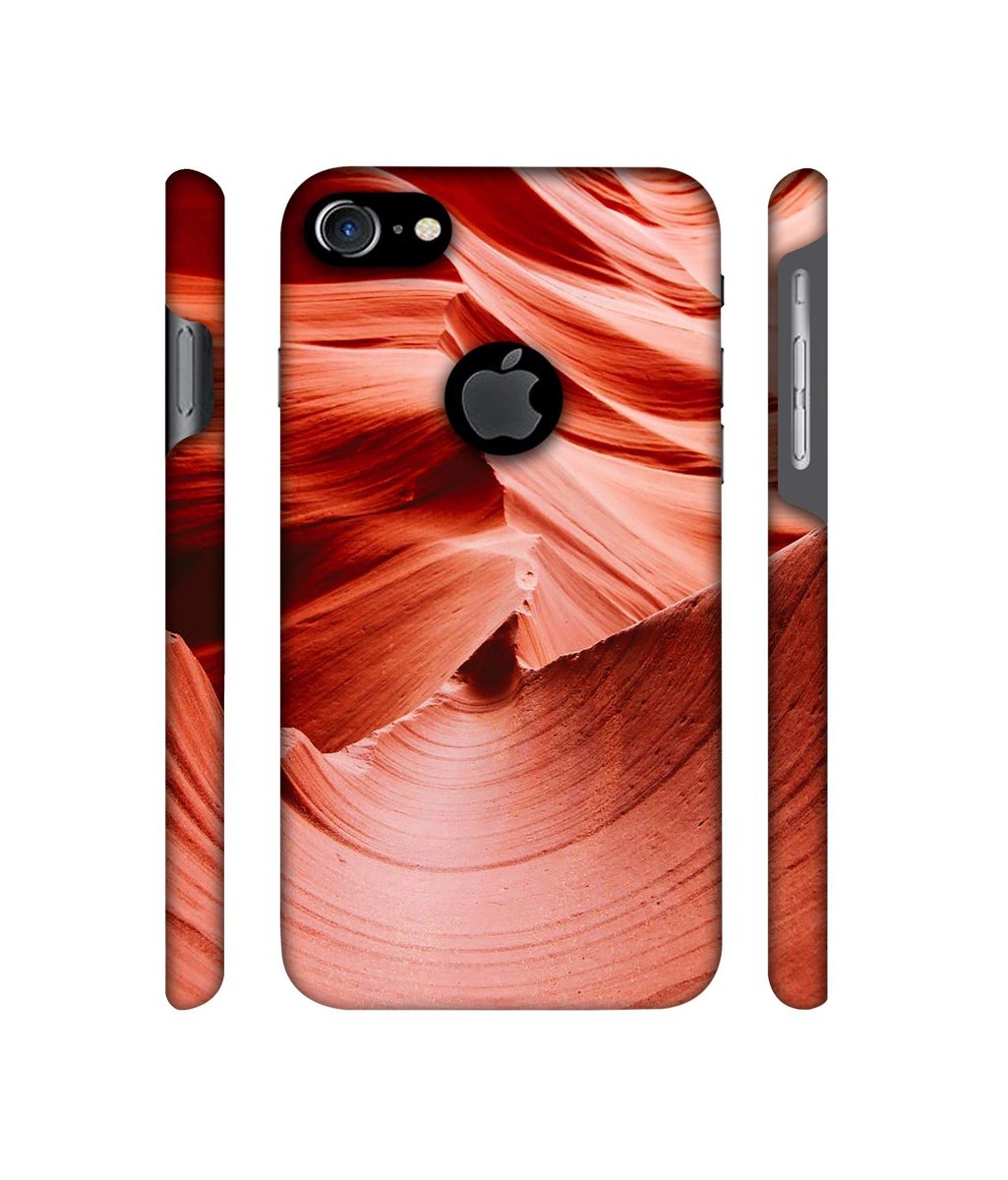 Amazon Brand - Solimo Designer Sand Mountain 3D Printed Hard Back Case Mobile Cover for Apple iPhone 7 (with Logo Cut)