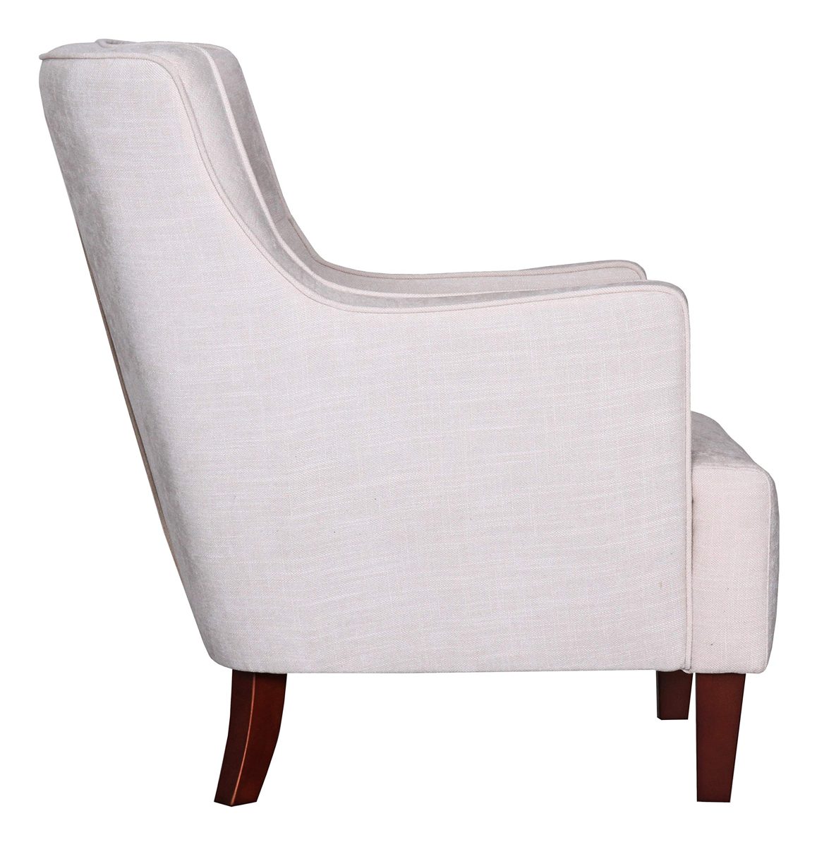 Amazon Brand – Stone & Beam Decatur Modern Tufted Wingback Living Room Accent Chair, 32.3"W, Optical
