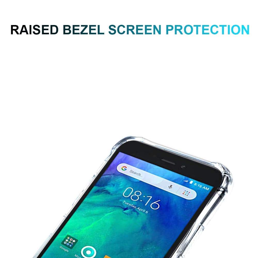 (Renewed) Amazon Brand - Solimo Protective Mobile Cover (Soft & Flexible Back Case) for Redmi Go (Transparent)
