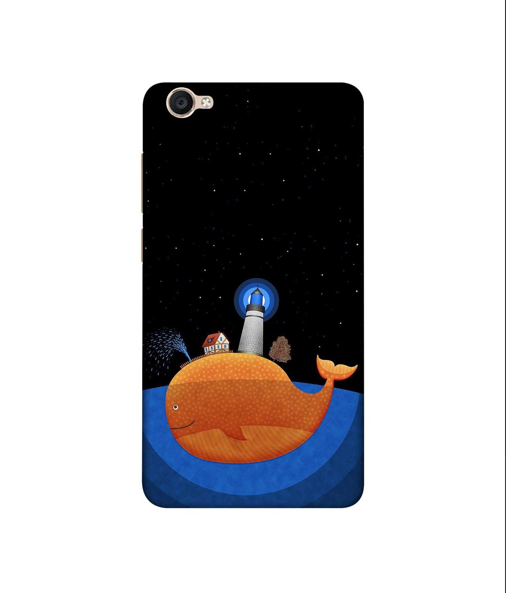 Amazon Brand - Solimo Designer Whale 3D Printed Hard Back Case Mobile Cover for Vivo Y55L