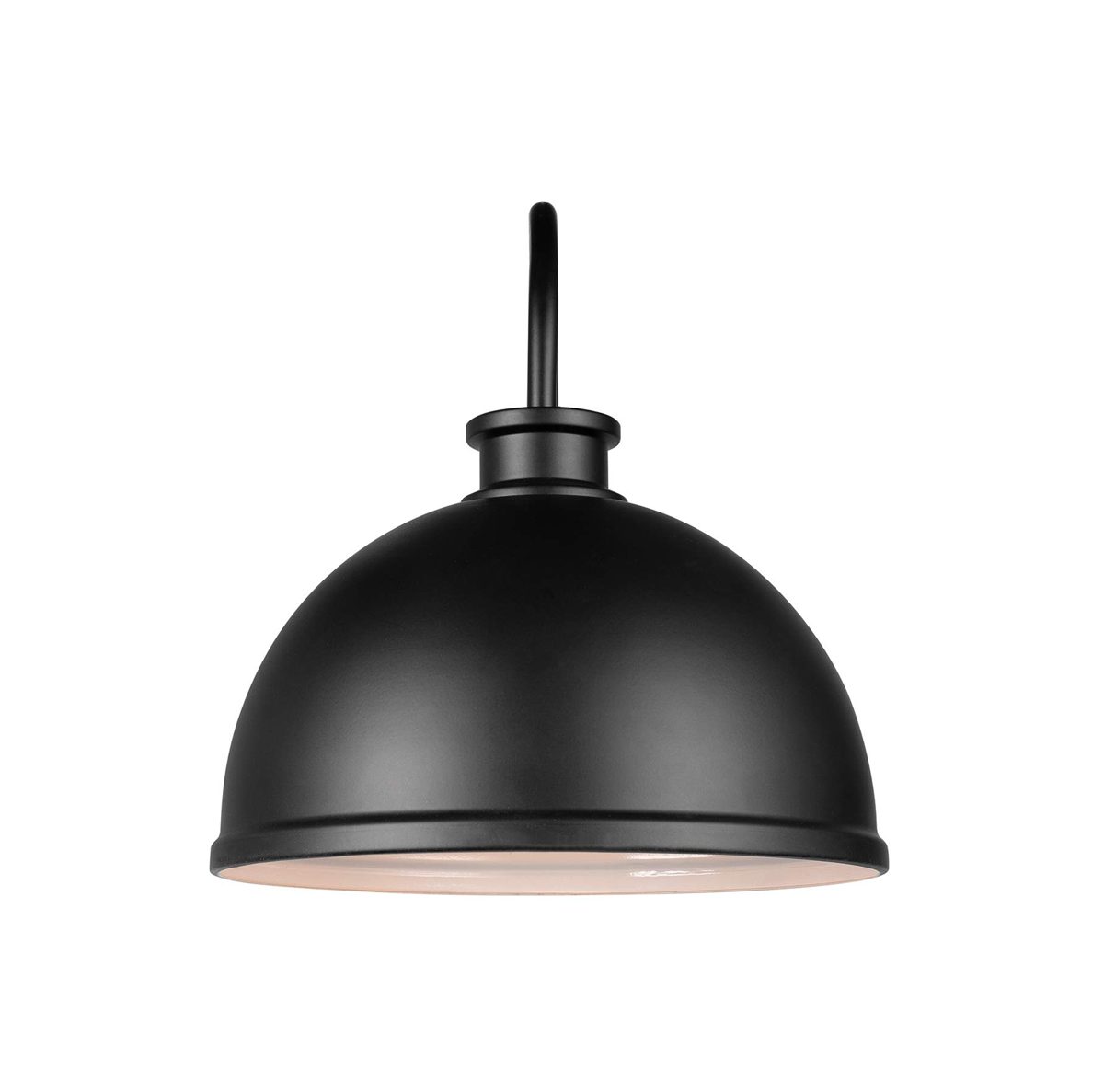 Amazon Brand – Stone & Beam Contemporary Outdoor Wall Sconce, 11.62"H, Matte Black