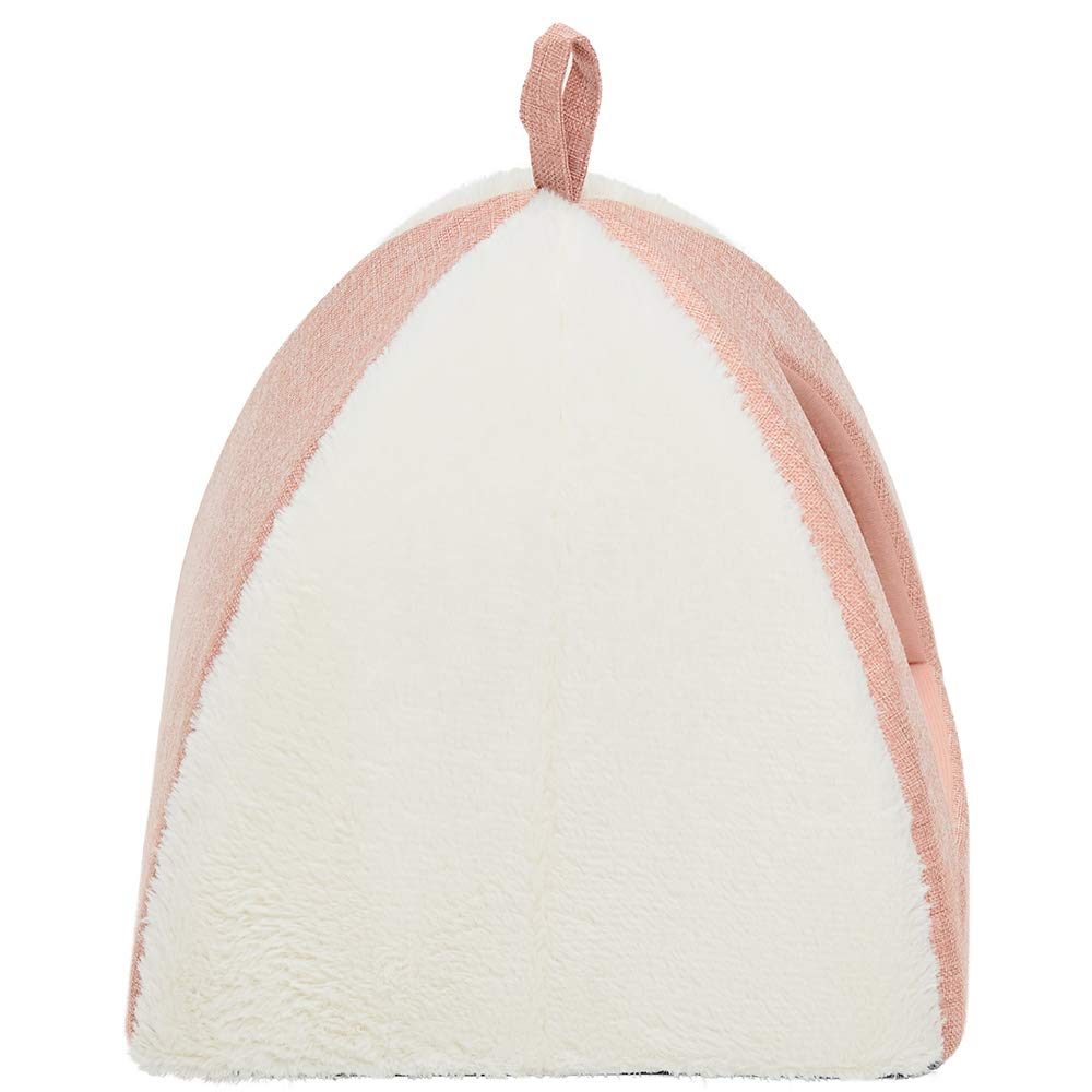 UMI. Essential Soft and Comfortable Cat Bed, medium, pink