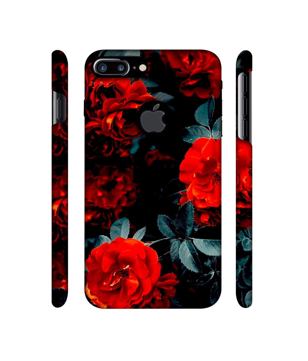 Amazon Brand - Solimo Designer Rose Photography 3D Printed Hard Back Case Mobile Cover for Apple iPhone 7 Plus (Logo Cut)