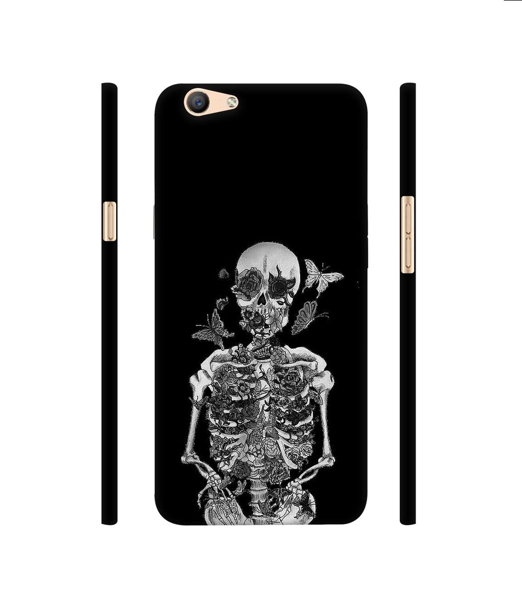 Amazon Brand - Solimo Designer Skeletan 3D Printed Hard Back Case Mobile Cover for Oppo F1s