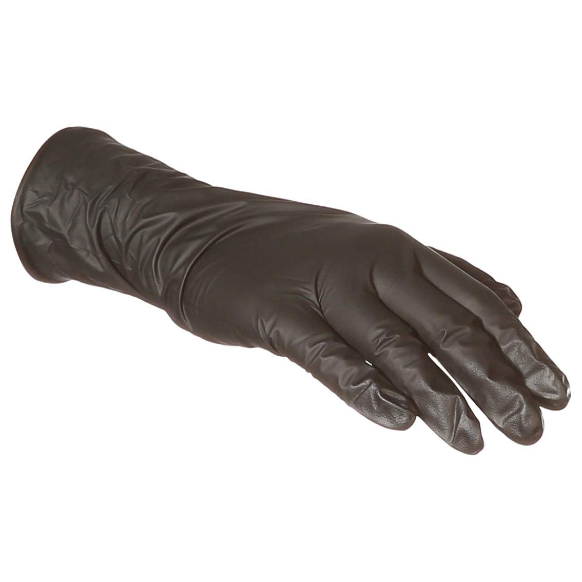 AmazonBasics Powder Free Disposable Nitrile Gloves, 5 mil, Black, Size S, 100 per Pack, 10-Pack