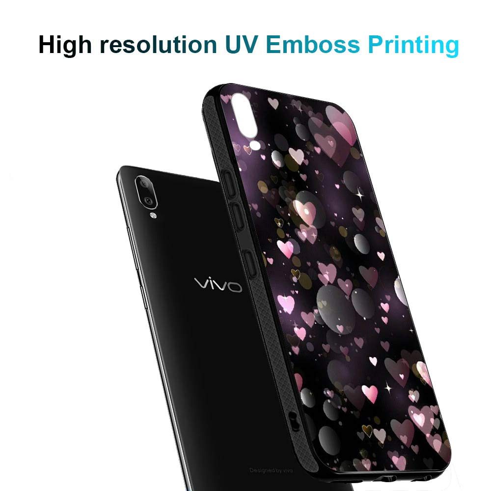 Amazon Brand - Solimo Designer Hearts Printed Hard Back Case Mobile Cover forVivo V11 Pro (D1223)
