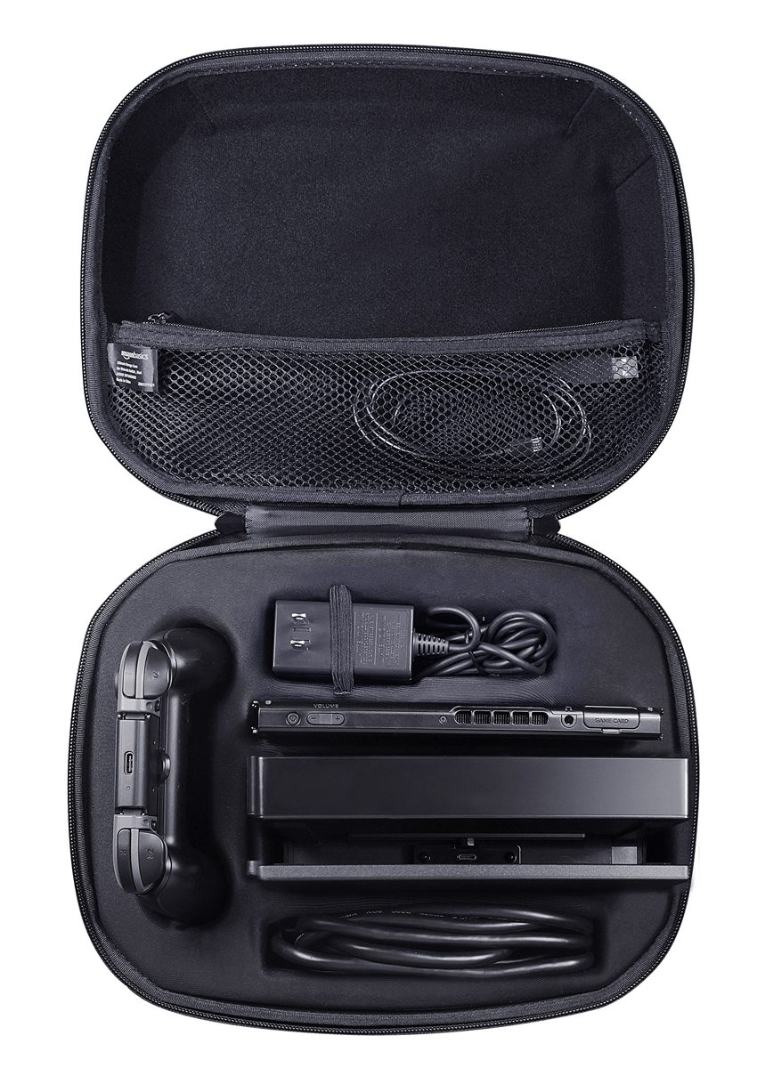 AmazonBasics Ultimate Storage Case for Nintendo Switch - Red