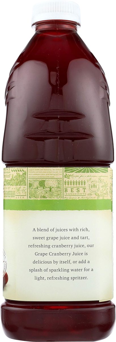 365 Everyday Value, Organic 100% Juice Flavored Juice Blend from Concentrate, Grape Cranberry, 64 fl oz