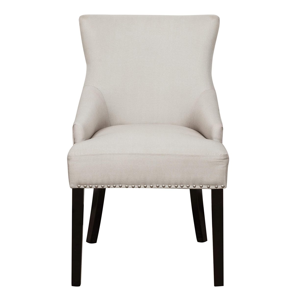 Amazon Brand – Ravenna Home Traditional Dining Chair, 36 Inch Height, Cream