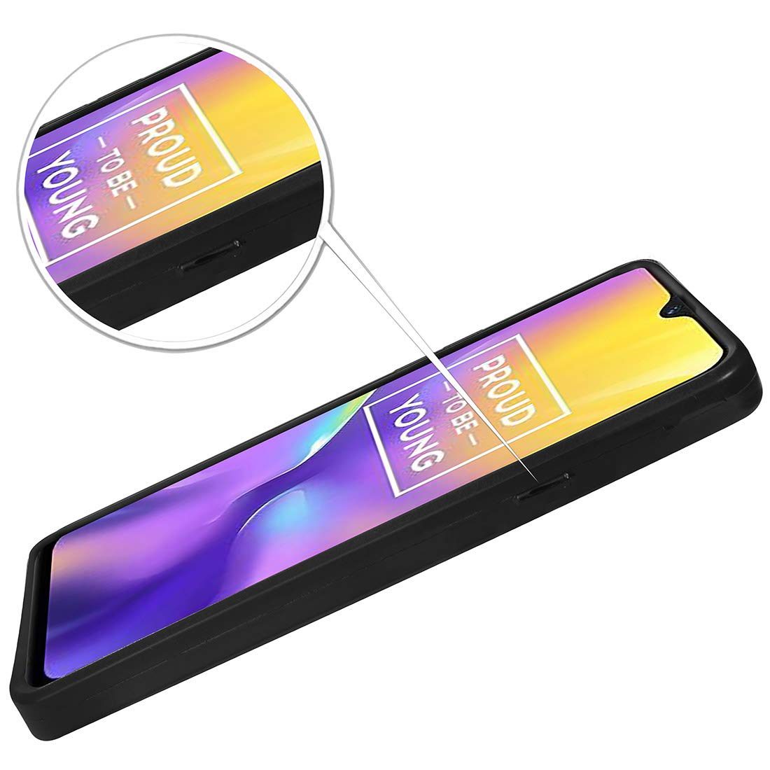 Amazon Brand - Solimo Protective Mobile Cover (Soft and Flexible Back Case) for Realme U1 (Black)