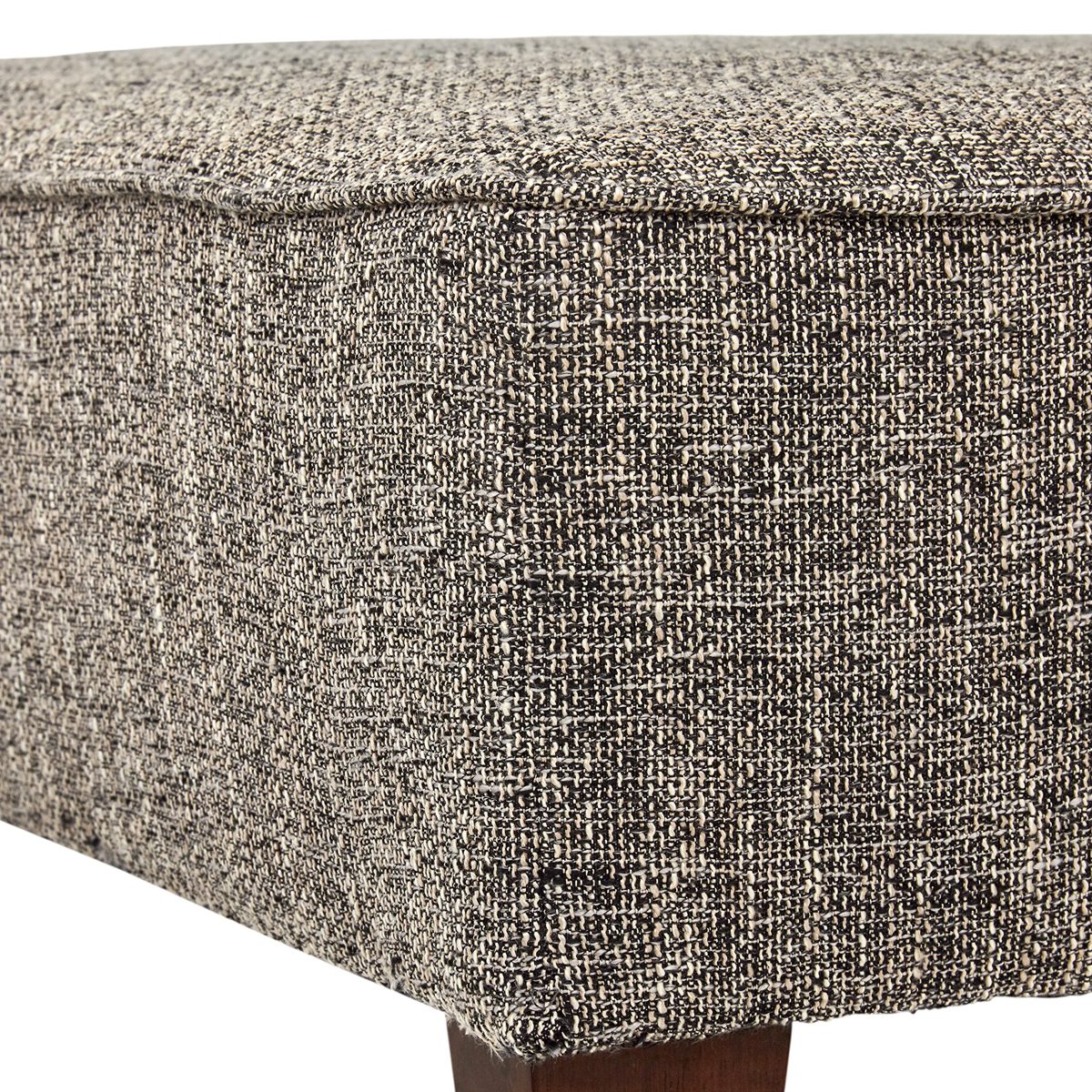 Amazon Brand – Rivet Modern Oversized Upholstered Square Ottoman, 38"W, Bear