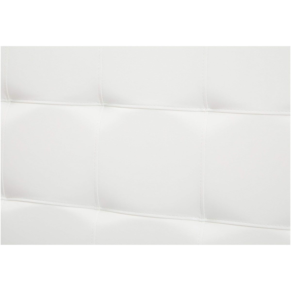 AmazonBasics Modern Tufted Vinyl Upholstered Headboard - Full, White