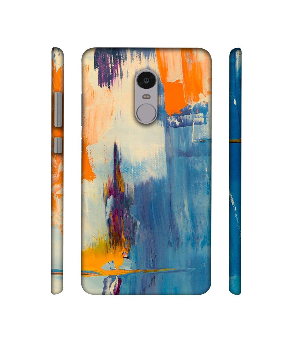 Amazon Brand - Solimo Designer Multicolor Brush Texture 3D Printed Hard Back Case Mobile Cover for Xiaomi Redmi Note 4