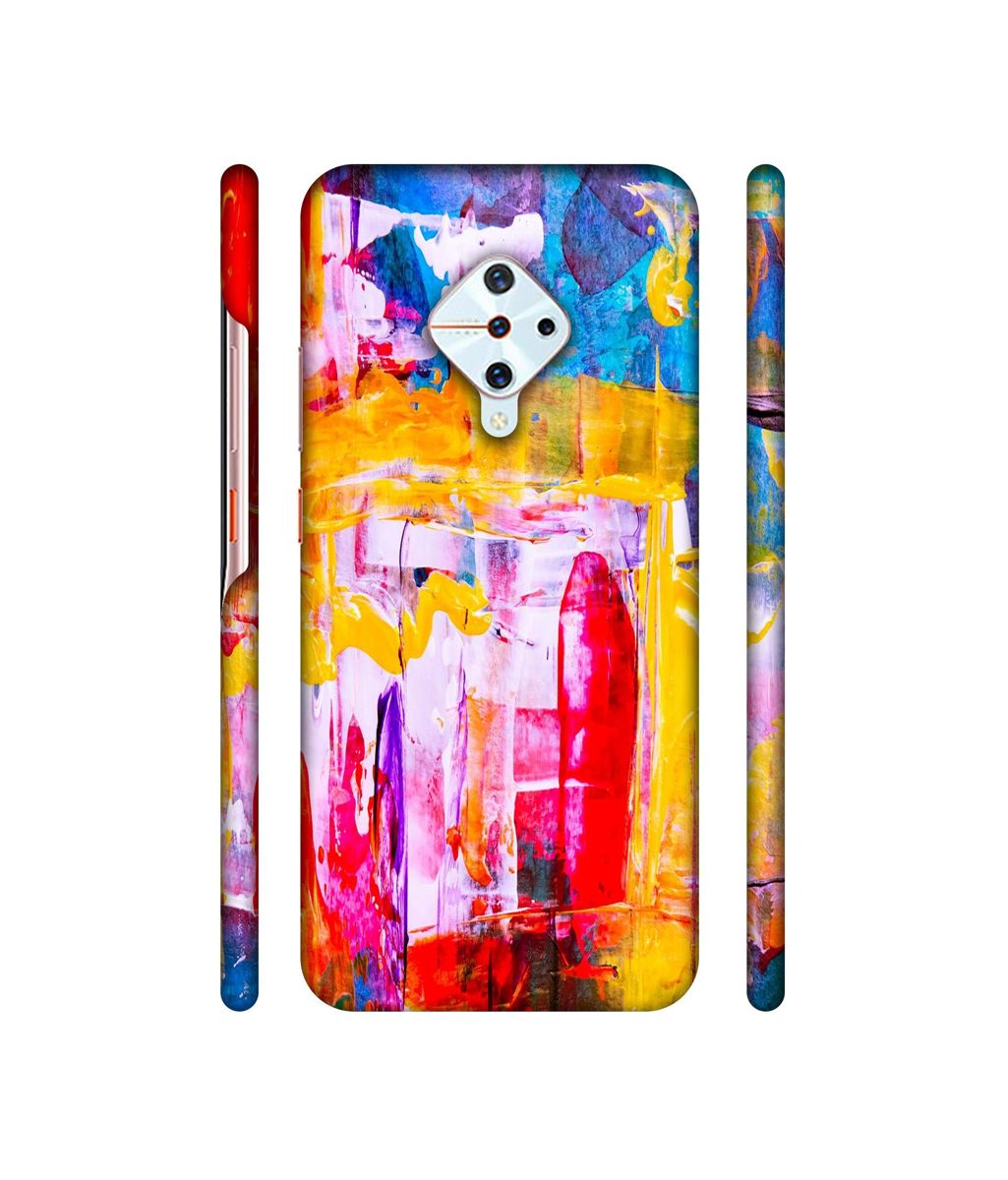 Amazon Brand - Solimo Designer Multicolor Canvas Paint 3D Printed Hard Back Case Mobile Cover for Vivo S1 Pro