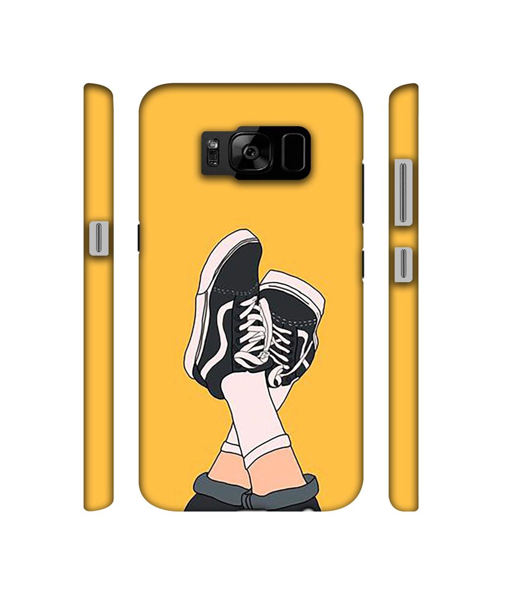 Amazon Brand - Solimo Designer Boy Shoes Pattern 3D Printed Hard Back Case Mobile Cover for Samsung Galaxy S8 Plus