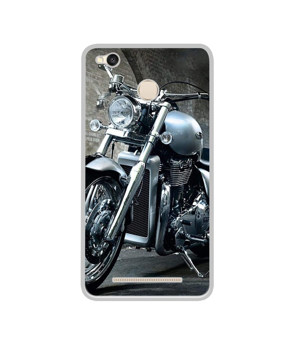 Amazon Brand - Solimo Designer Motorcycle UV Printed Soft Back Case Mobile Cover for Mi Redmi 3S Prime