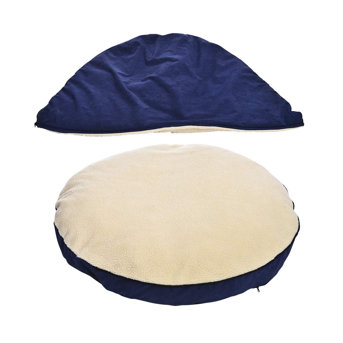AmazonBasics Pet Bed Cave, blue