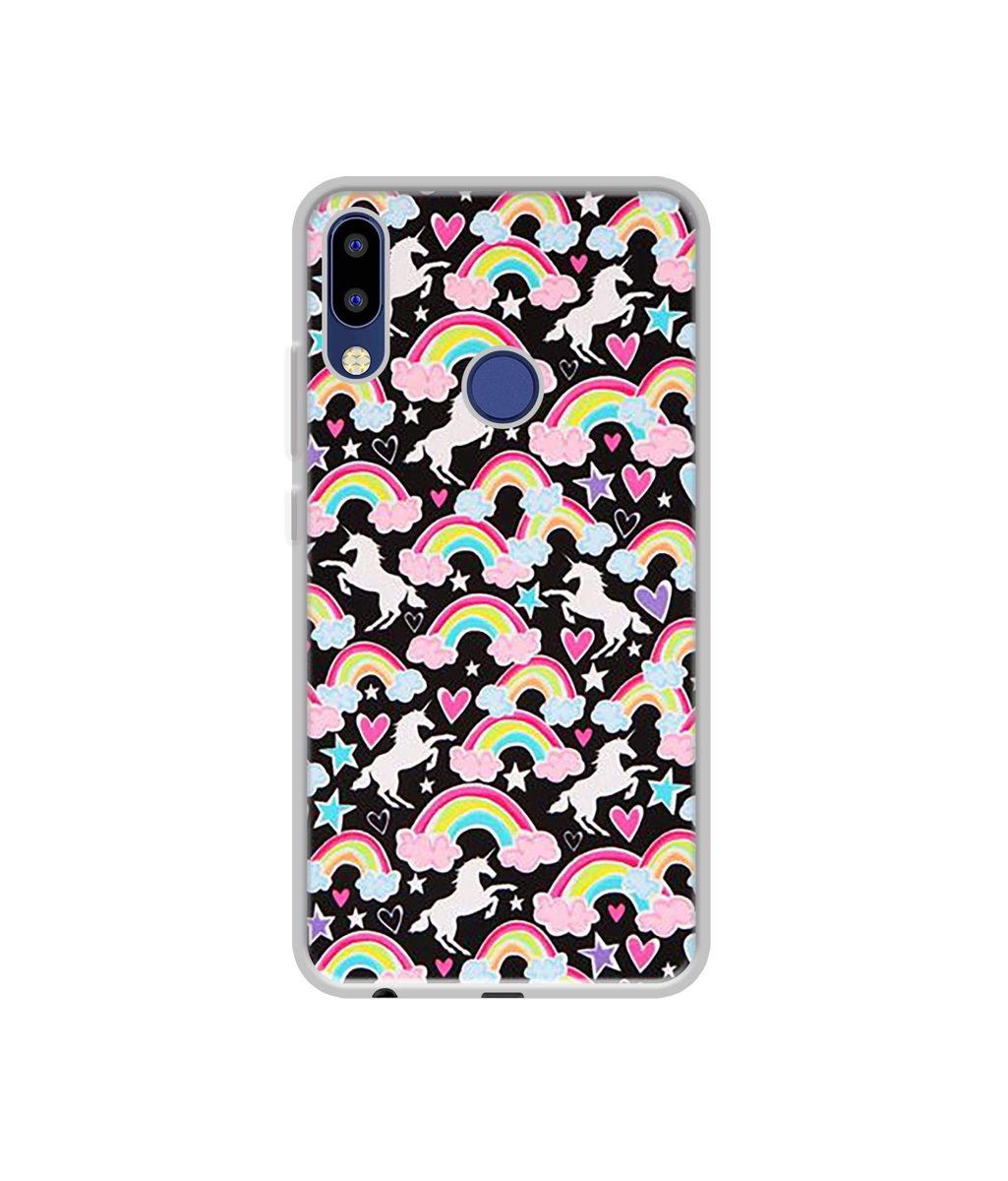 Amazon Brand - Solimo Designer Unicorn Texture UV Printed Soft Back Case Mobile Cover for Tecno Camon I Air 2 Plus
