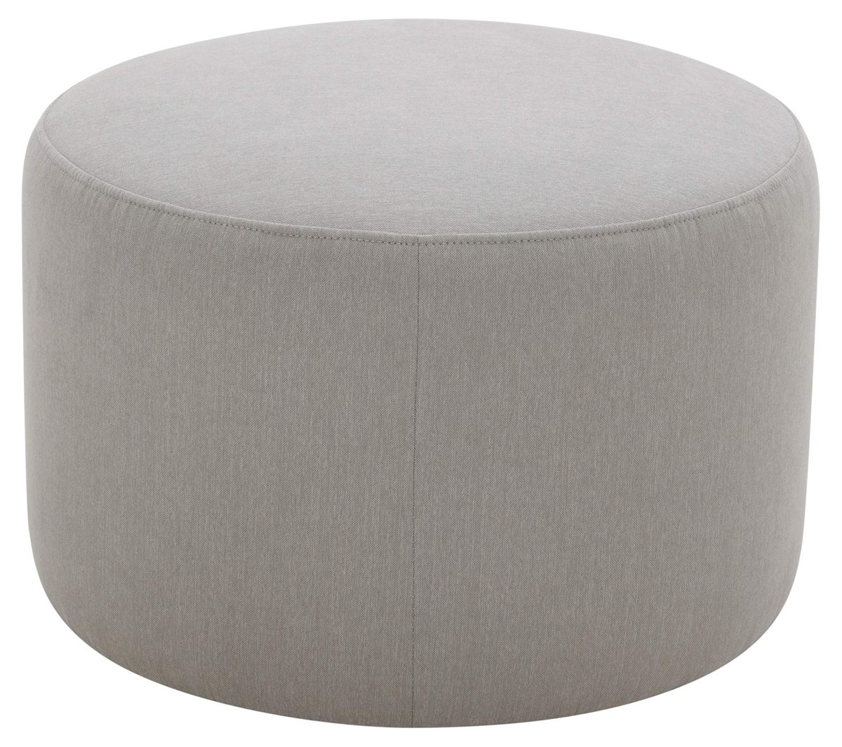 Amazon Brand – Rivet Tompkins Contemporary Foam-Padded Fabric Ottoman, 24"W, Slate (Renewed)