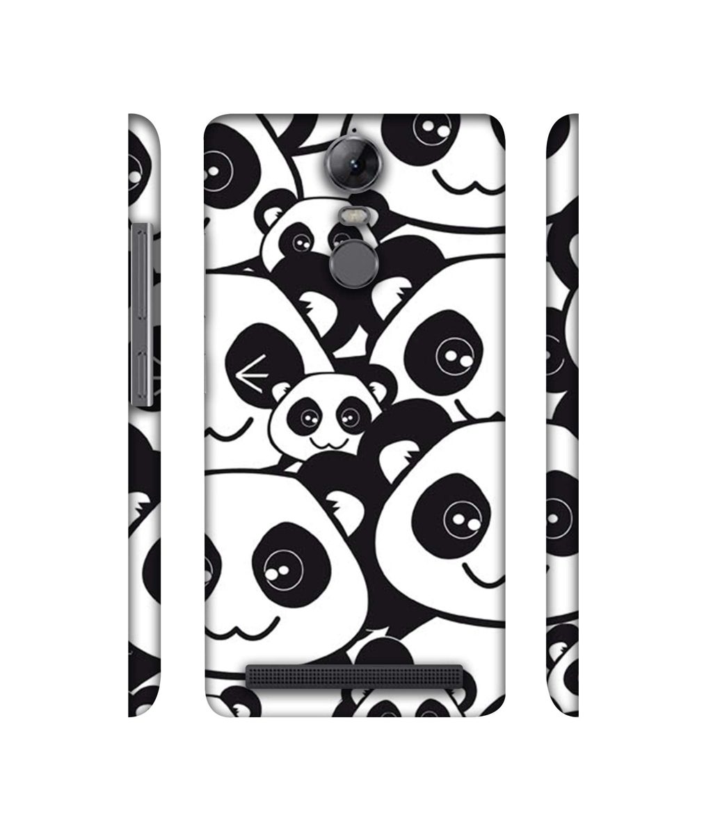 Amazon Brand - Solimo Designer Panda Texture 3D Printed Hard Back Case Mobile Cover for Lenovo K5 Note