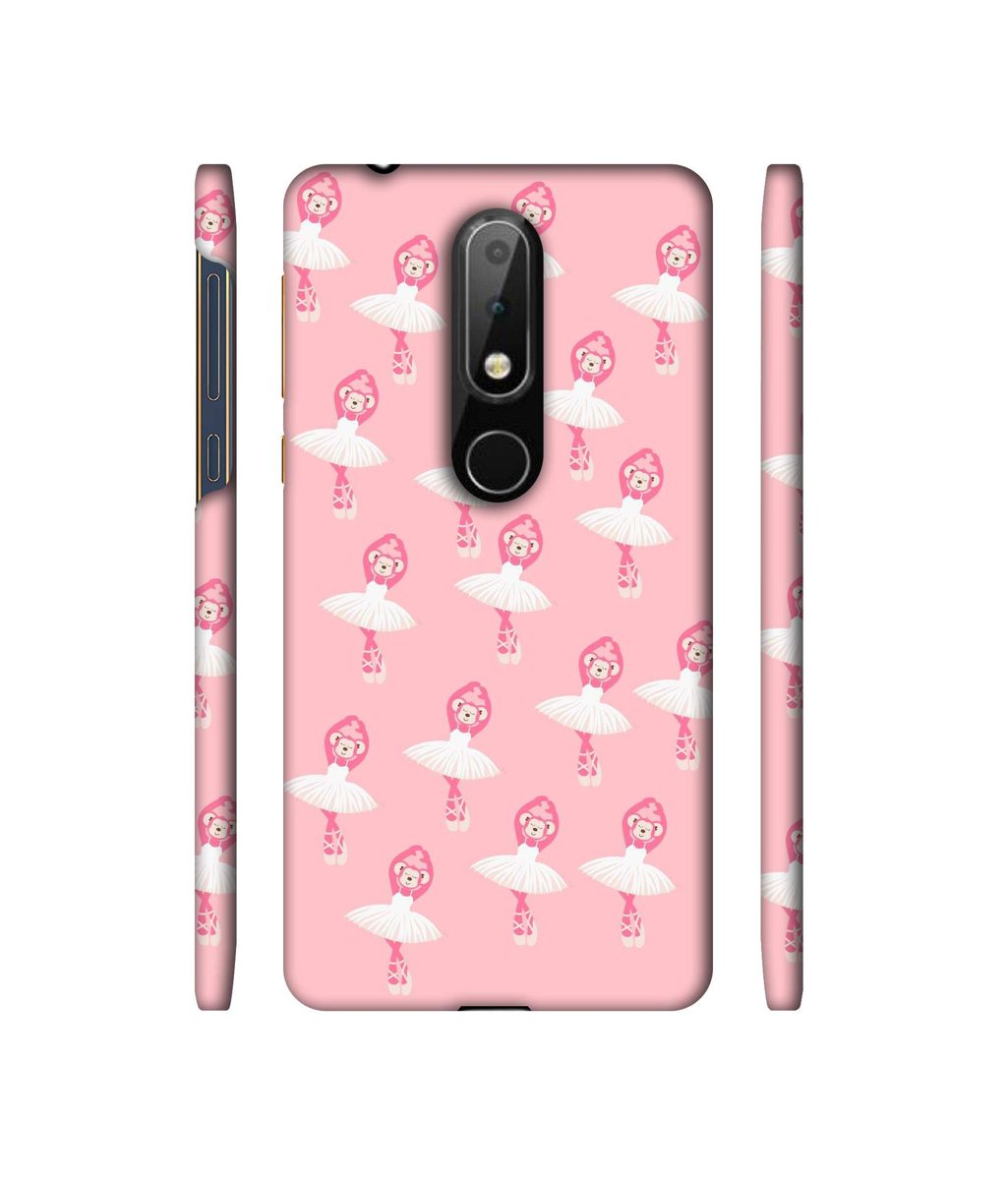 Amazon Brand - Solimo Designer Monkey with Skart 3D Printed Hard Back Case Mobile Cover for Nokia 6.1 Plus