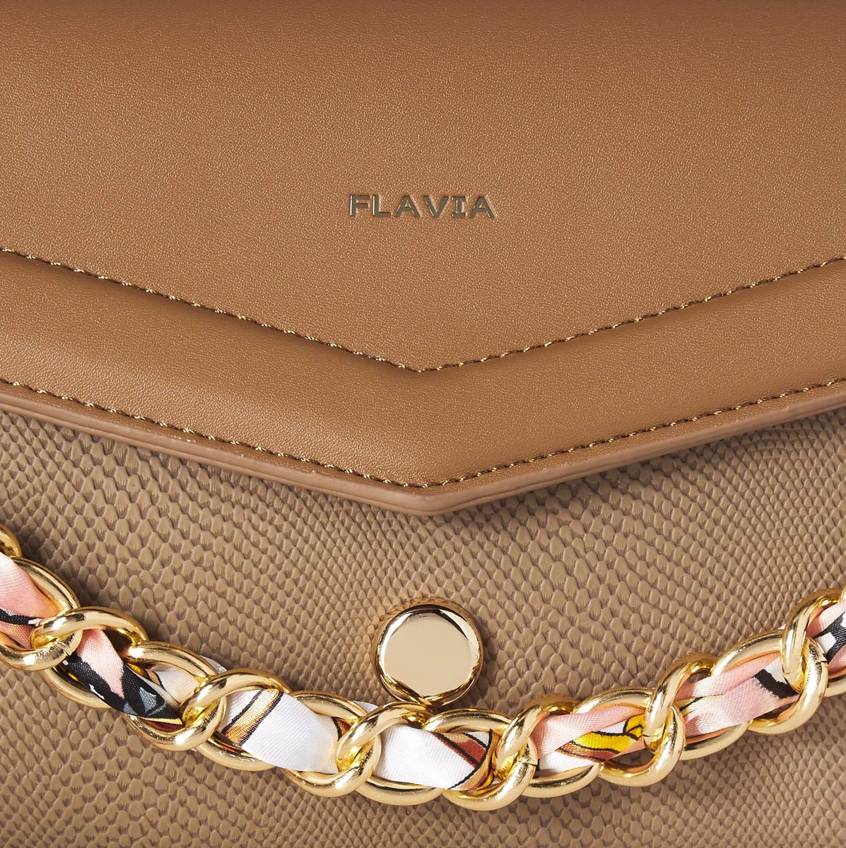 Flavia Women's Clutch (Kahki)