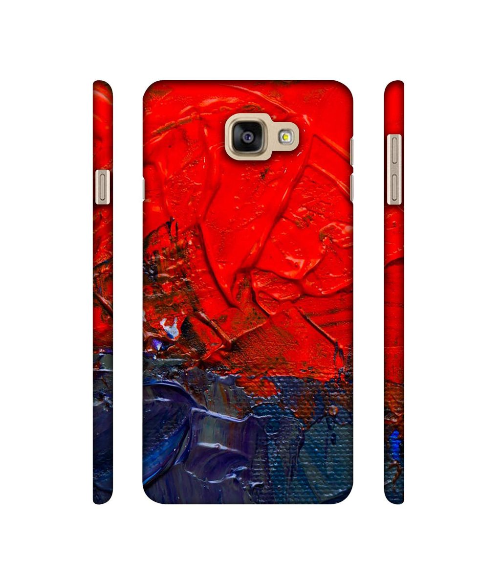 Amazon Brand - Solimo Designer Red Wax Color 3D Printed Hard Back Case Mobile Cover for Samsung Galaxy A9 Pro