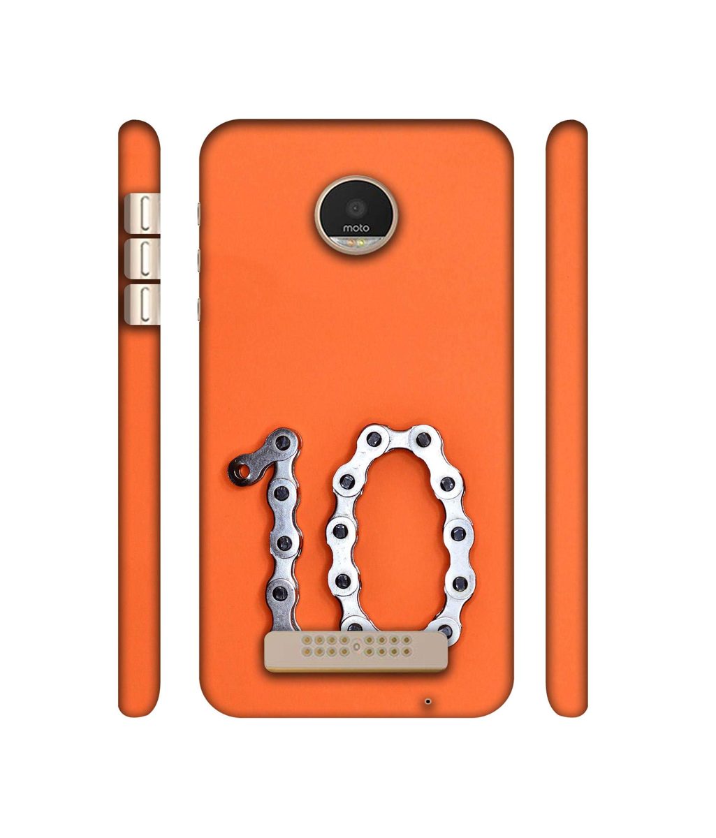 Amazon Brand - Solimo Designer Number Ten 3D Printed Hard Back Case Mobile Cover for Motorola Moto Z Play