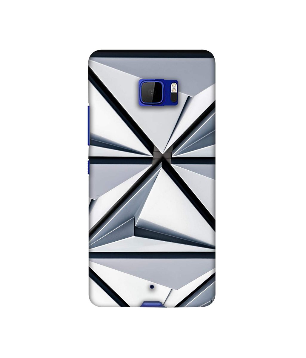 Amazon Brand - Solimo Designer Hexagon Texture 3D Printed Hard Back Case Mobile Cover for HTC U Ultra