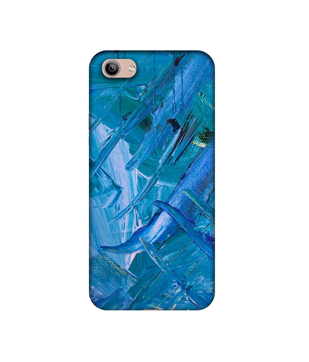 Amazon Brand - Solimo Designer Blue Paint 3D Printed Hard Back Case Mobile Cover for Vivo Y81i