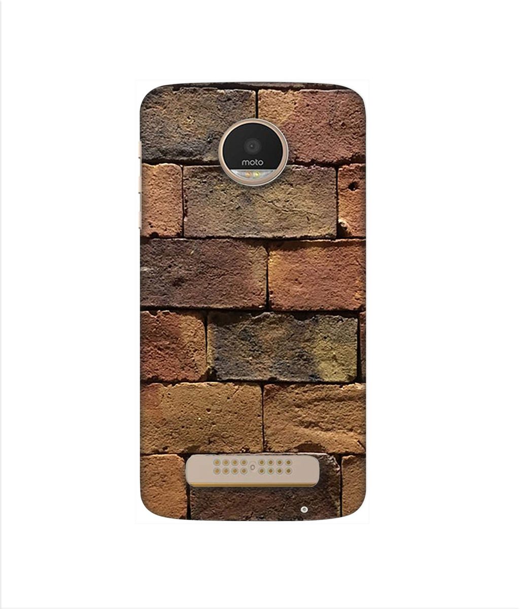 Amazon Brand - Solimo Designer Burn Bricks 3D Printed Hard Back Case Mobile Cover for Motorola Moto Z Play