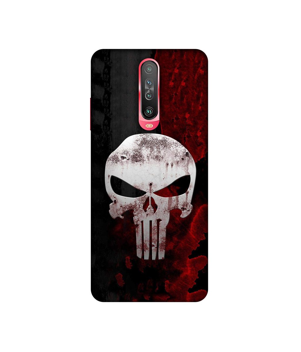 Amazon Brand - Solimo Designer Punisher Skull 3D Printed Hard Back Case Mobile Cover for Poco X2 / Mi Redmi K30