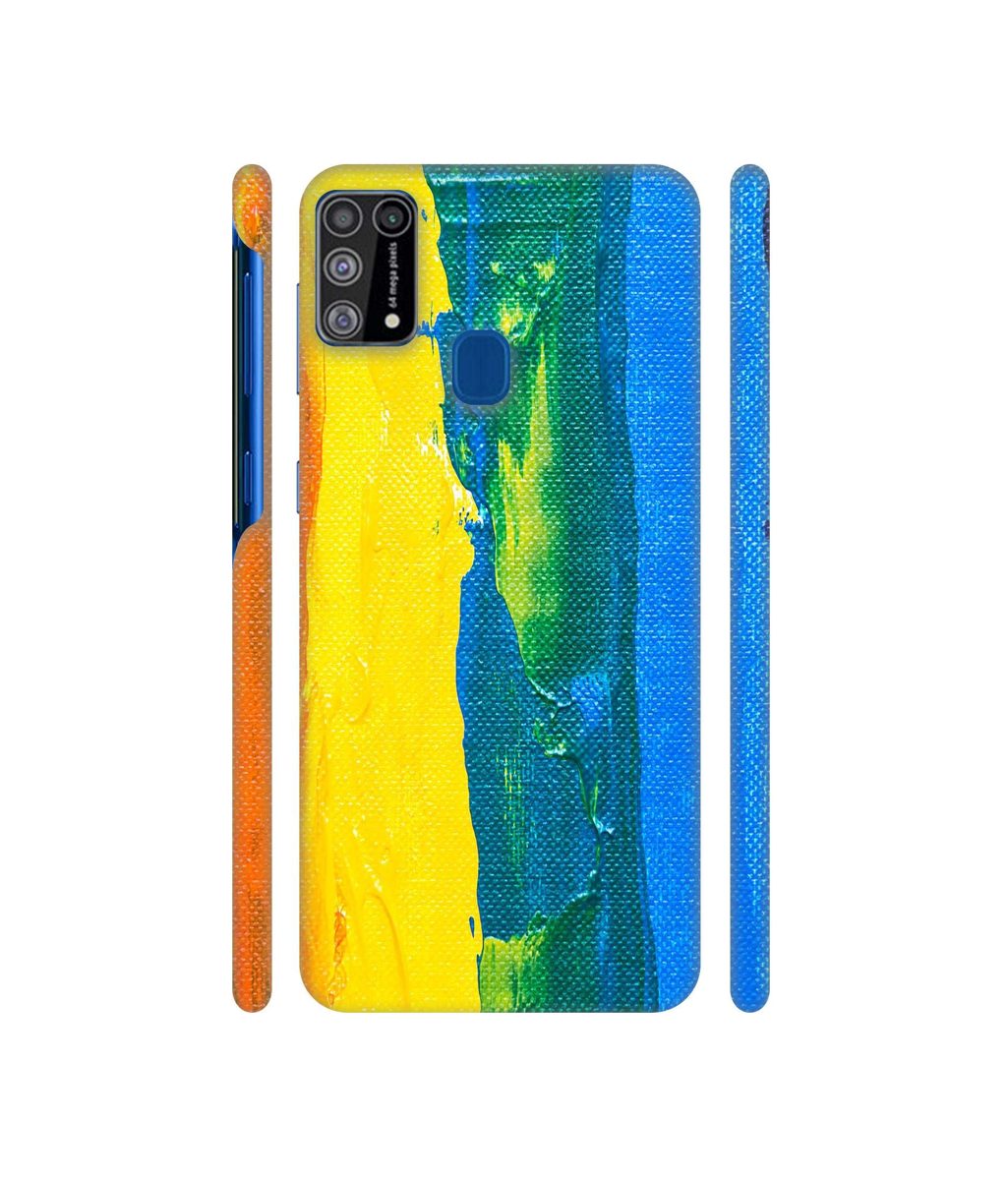 Amazon Brand - Solimo Designer Multicolor Line Color On Canvas 3D Printed Hard Back Case Mobile Cover for Samsung Galaxy M31