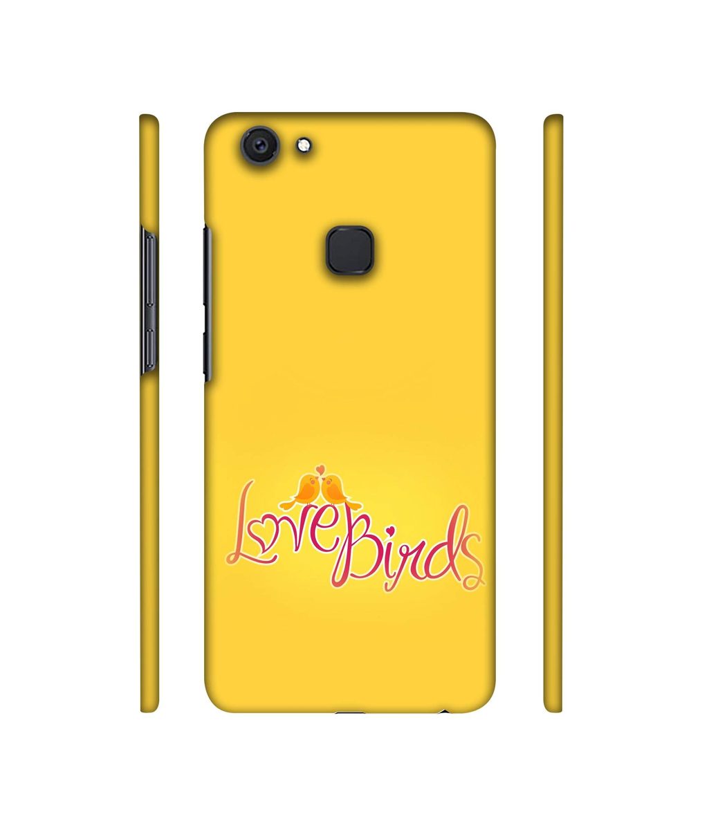 Amazon Brand - Solimo Designer Love Birds 3D Printed Hard Back Case Mobile Cover for Vivo V7 Plus