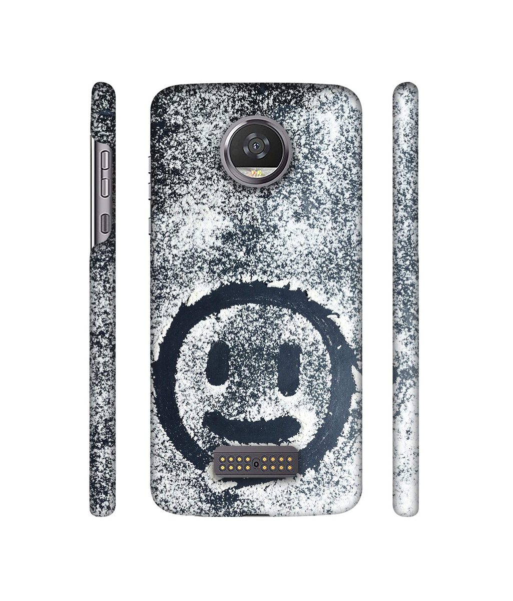 Amazon Brand - Solimo Designer White Sand 3D Printed Hard Back Case Mobile Cover for Moto Z2 Play