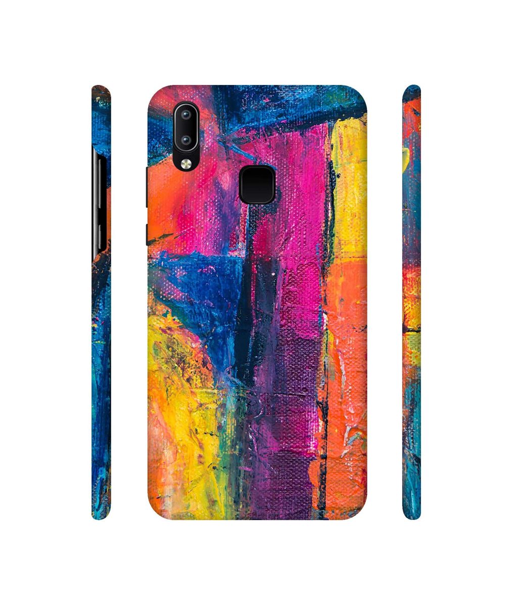 Amazon Brand - Solimo Designer Color Mash On Canvas 3D Printed Hard Back Case Mobile Cover for Vivo Y95
