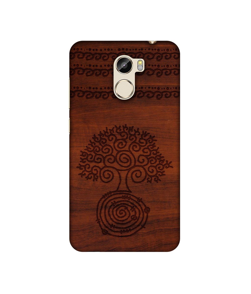 Amazon Brand - Solimo Designer Engraved Patten 3D Printed Hard Back Case Mobile Cover for Gionee X1
