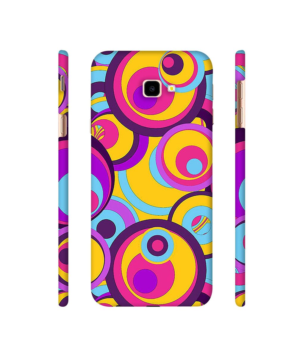 Amazon Brand - Solimo Designer Multicolor Circle 3D Printed Hard Back Case Mobile Cover for Samsung Galaxy J4 Plus