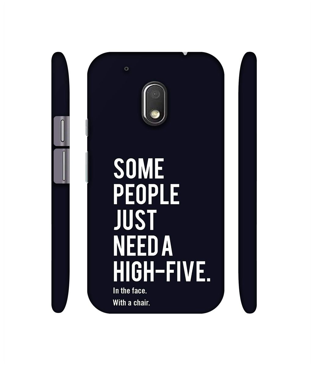 Amazon Brand - Solimo Designer High-Five 3D Printed Hard Back Case Mobile Cover for Motorola Moto G4 Play