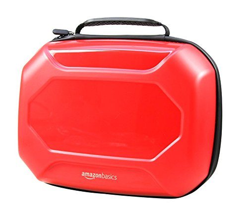 AmazonBasics Ultimate Storage Case for Nintendo Switch - Red