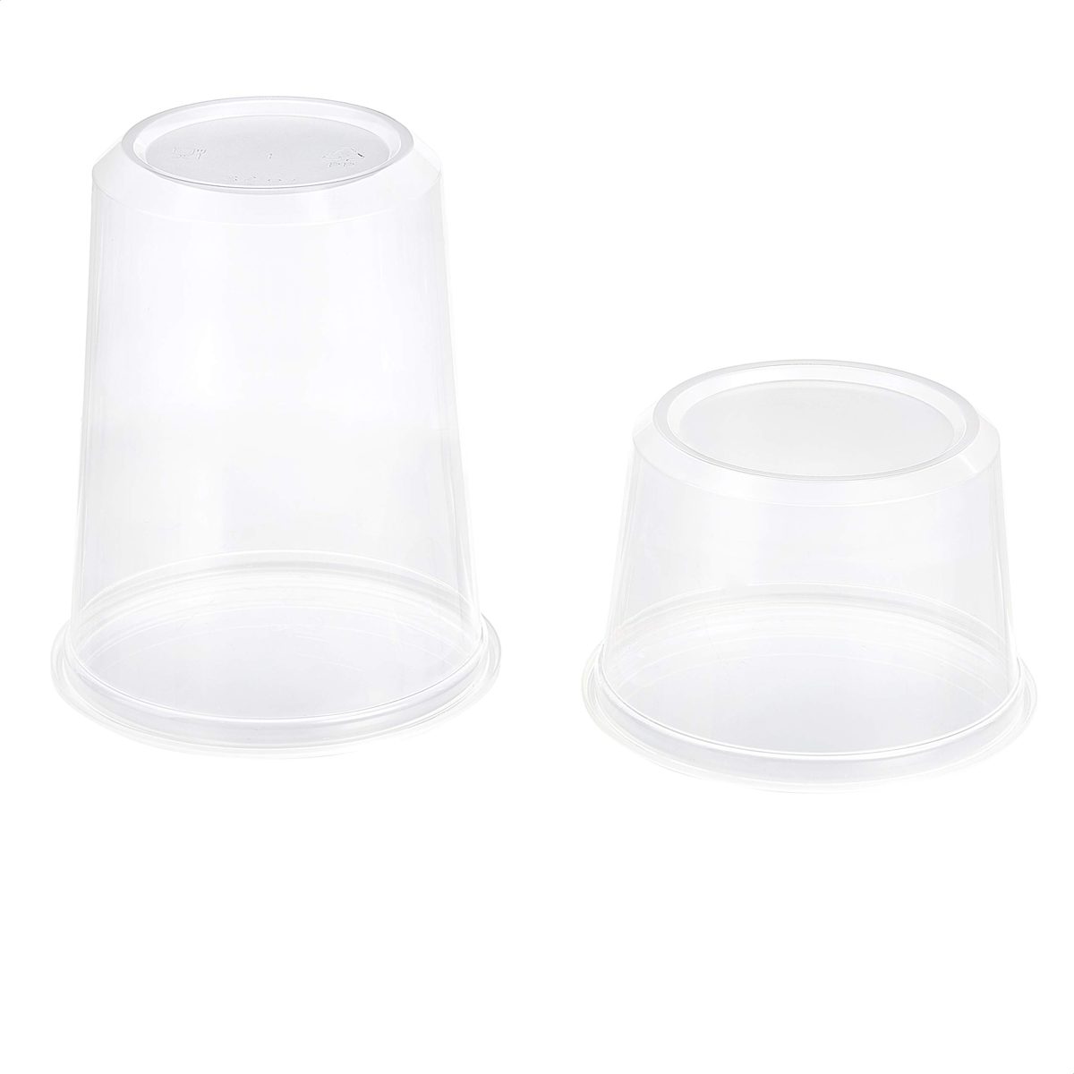 AmazonCommercial Deli Containers with Lids, Pack of 50, 18-8oz; 18-16oz; 14-32oz