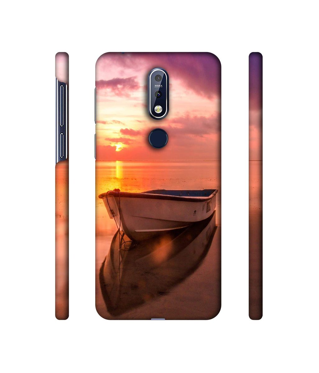 Amazon Brand - Solimo Designer Boat 3D Printed Hard Back Case Mobile Cover for Nokia 7.1