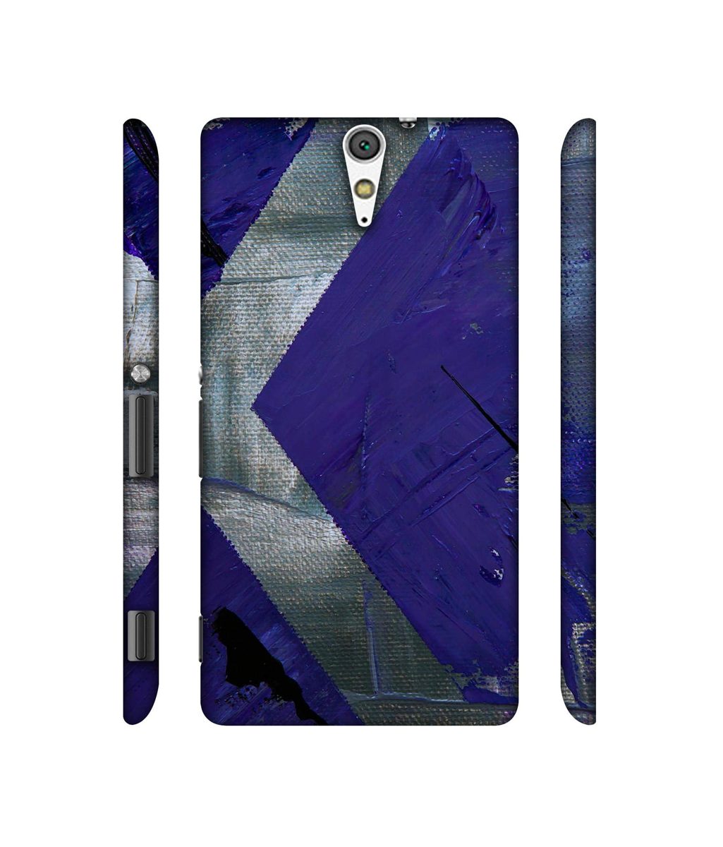 Amazon Brand - Solimo Designer Purple and Gray Texture 3D Printed Hard Back Case Mobile Cover for Sony Xperia C5 Ultra Dual