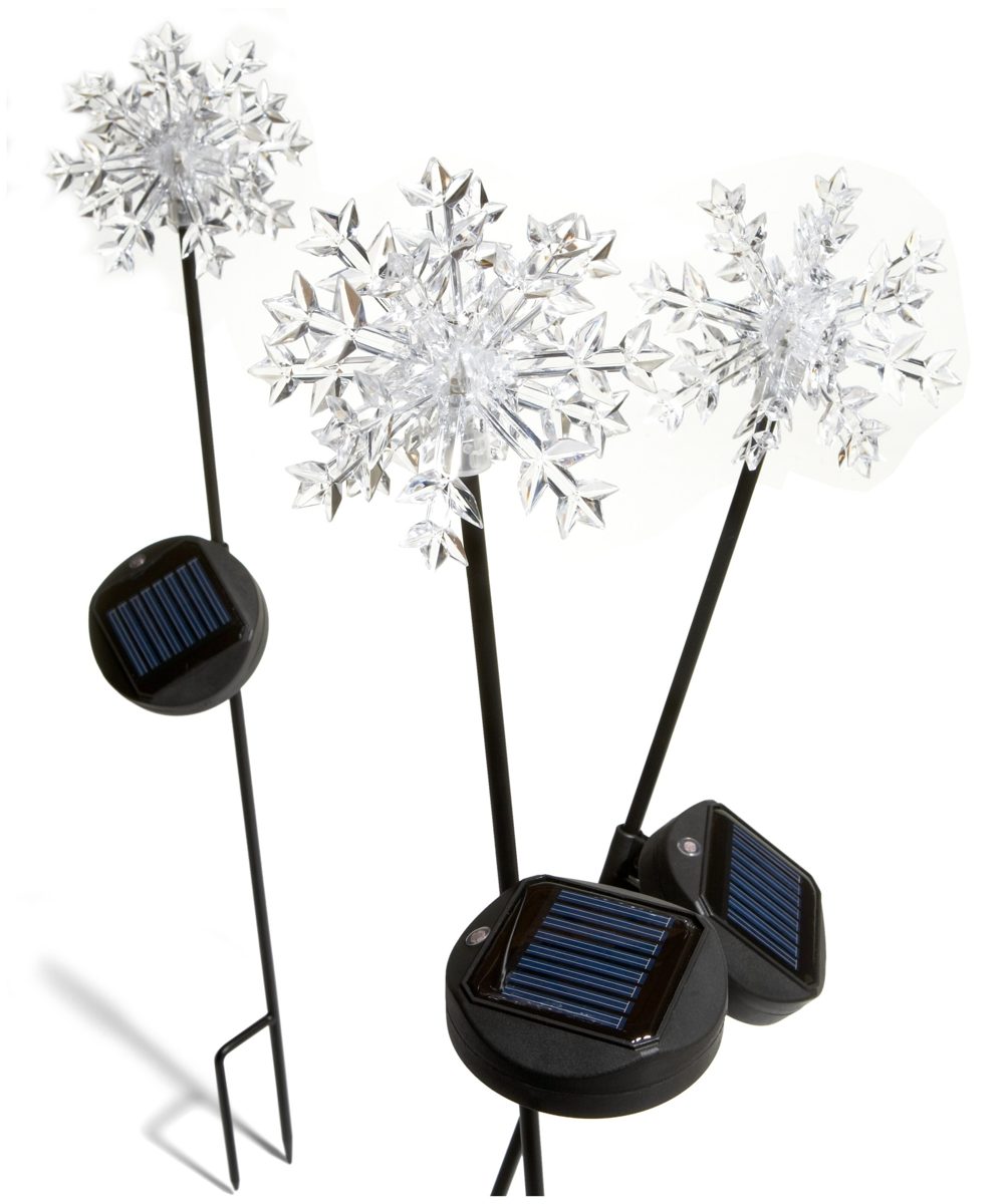 Strathwood Star/Snowflake Solar Lights, 6-Pack