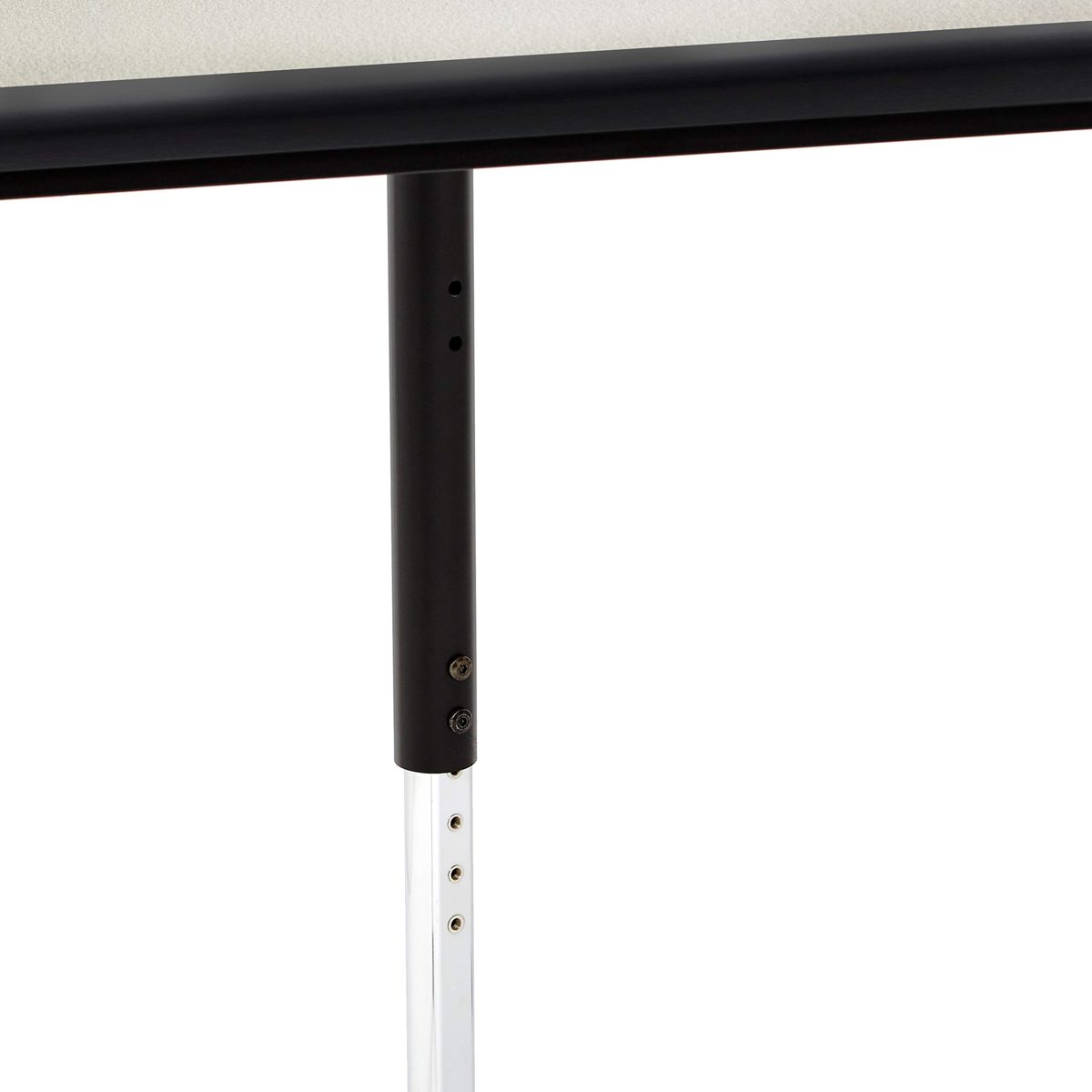 AmazonBasics School Activity Table, Ball Glide Legs, Adjustable Height 19-30 inch (Grey/Black) 30"x48" AMZ-3048TBRE-GY/BK