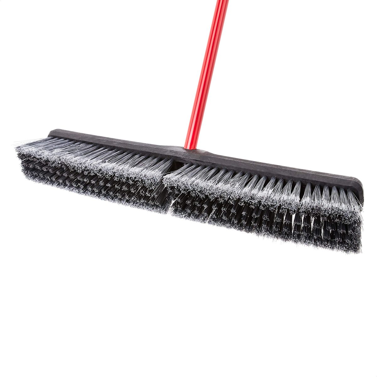 AmazonCommercial 24-inch Push Broom Kit, Medium Floor - 6-Pack