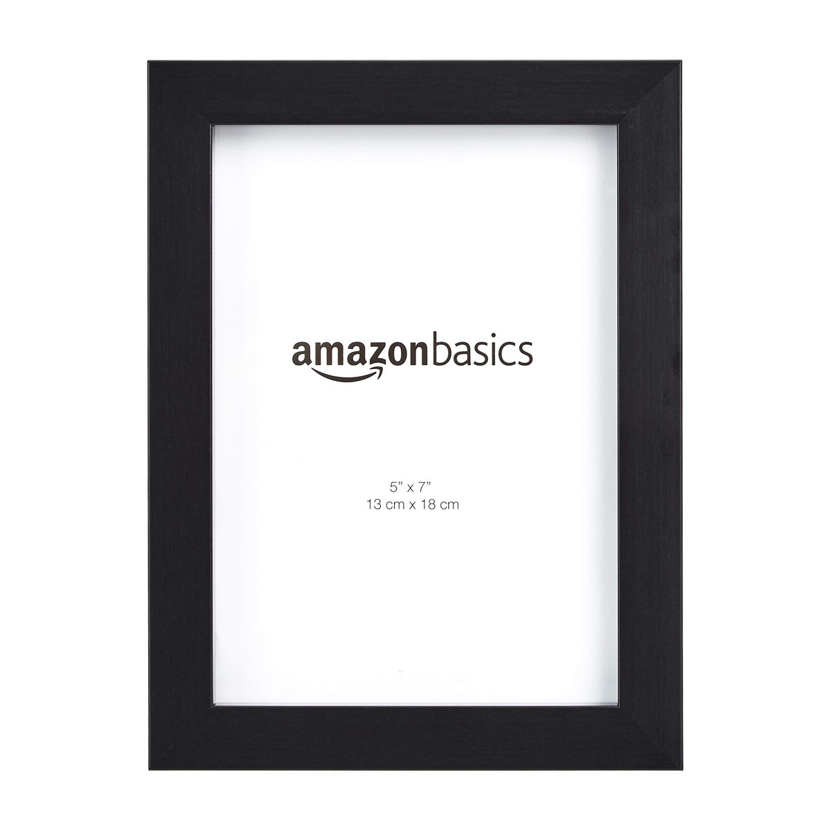 Amazon Basic Picture Frame, 13x18cm, Black, Set of 2